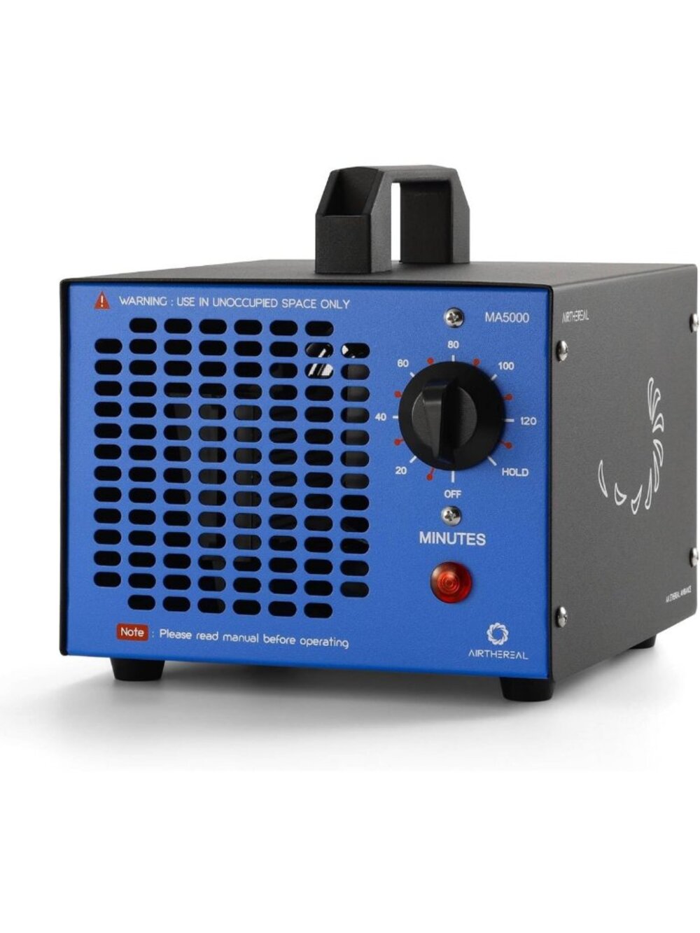 High Capacity Ozone Generator for Home, 2000 Sq Ft, Air Purifier, Blue Color